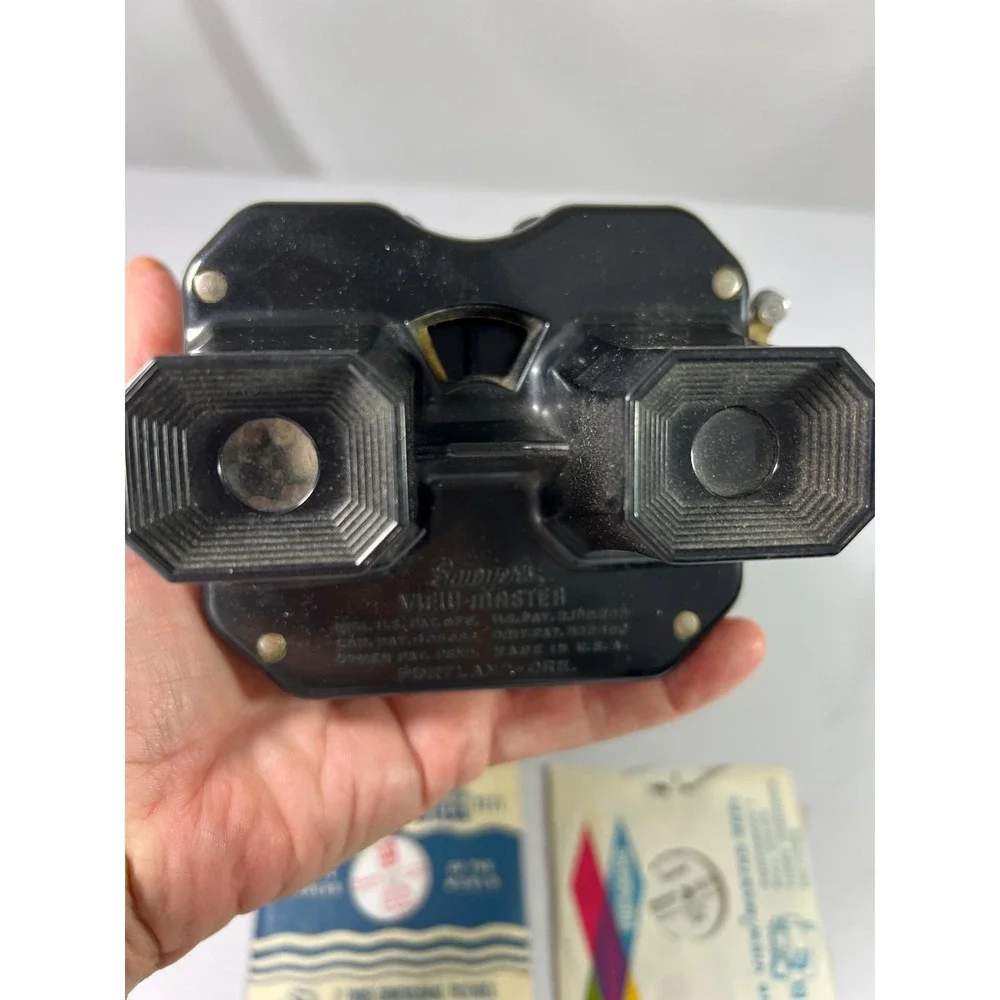 Vintage Sawyer's View-Master Model C Stereoscope Original Box Reel Sets